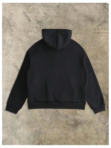 Men's Letter Graphic Hoodie Y2K Zip Up Sweatshirts Coat Long Sleeve Baggy Hooded Sweatshirts Jacket Streetwear2