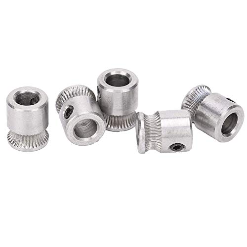 Spacnana Premium MK8 3D Printer Wheel Stainless Steel Set 5 Pcs for 1.75 Mm Filament Compact Design
