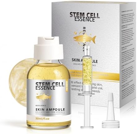 Salmon DNA Ampoule,Salmon Stem Cell Serum with PDRN,Infused with Niacinamide,Ampoule for Deep Hydration, Radiance, 1 fl.oz (30ml)