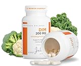 Nurse Julli DIM Estrogen Supplement for Women - Hormone Balance & Harmony Support for Menopause, PCOS & Hormonal Acne with Antioxidant Properties - 200 Mg, 60 Count (Pack of 1)