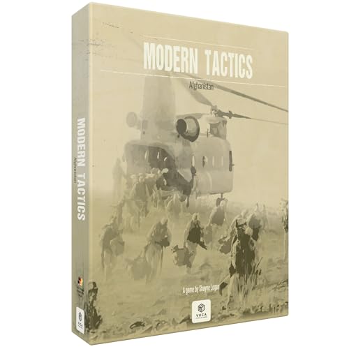 VUCA Simulations | Modern Tactics #1 – Afghanistan | Tactical Platoon-Level Wargame with 20 Scenarios, Hex & Counter Combat, Solo/2-Player, Modern Warfare Simulation
