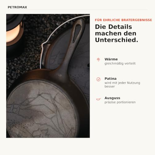 Foto von Petromax Feuerpfanne Essential Line - Gusseisenpfanne 30 cm Bratpfanne