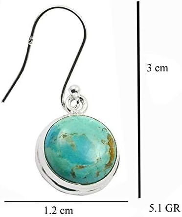 Silver Palace 925 Sterling Silver Natural Gemstone Earrings For Women And Girls