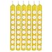Creative Converting Yellow Polka Dot Cake Candles, 2.44"