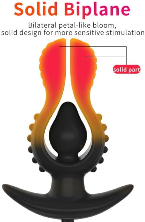 Buttock Stretching Inflatable Body with Hand Pump & Tube, Adjustable Expansion, Smooth Silicone, Indoor Daily Use+Y