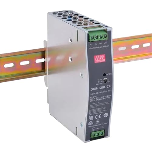 Convertisseur CC-CC DDR-120C-24 authentique format compact rail DIN 5A