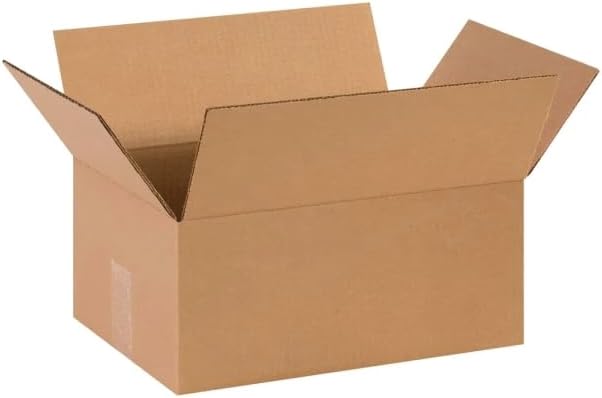 25 Pack 14 x 10 x 6 Corrugated Cardboard Boxes For Packing, Shipping, or Moving
