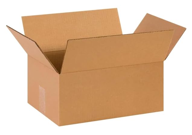 25 Pack 14 x 10 x 6 Corrugated Cardboard Boxes For Packing, Shipping, or Moving