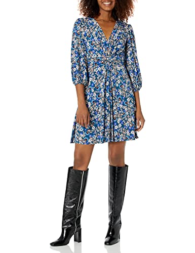 Image of Vince Camuto Women's Stretch Printed Tie Front Dress