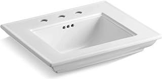 KOHLER K-29999-8-0 Memoirs Bathroom Sink, White