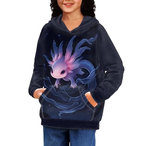 POLERO Galaxy Hoodie Boys' Hoodies 6-16 Years Sweatshirt Long Sleeve Comfy Pullover Top for Girls3