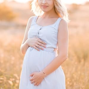 Healthy Pregnancy Gift Moonstone Bracelet Hope Bracelet for Women First Time Mom Gifts Spiritual Bracelet Mothers Day Christmas Jewelry