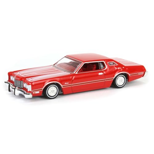 Camioneta 1:64 1973 Thunderbird Roja Custom