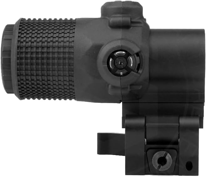 Rubber G33 Magnifier Protect Cover, Nylon G33 3X Magnifier Scope Protect Cover with Skidproof Grip Texture, for Protect Elevation & Windage Turrets(Prevent AMC Rotating)