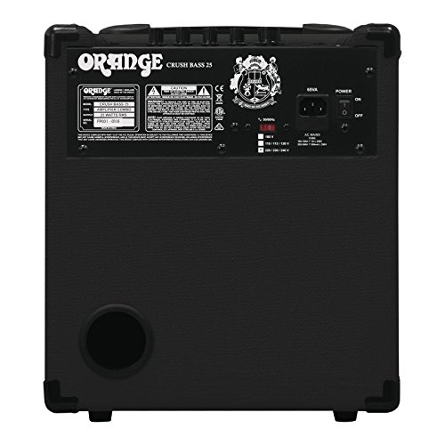Image of Orange Crush Bass 25W Bass Guitar Combo Amp, Black