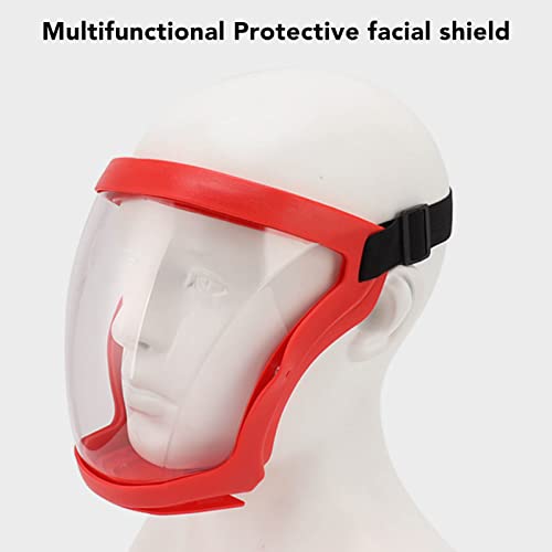 Cobertura Protetora Facial, Transparente Segurança Destacável 2 Pçs Faixa Elástica Protetor Facial p