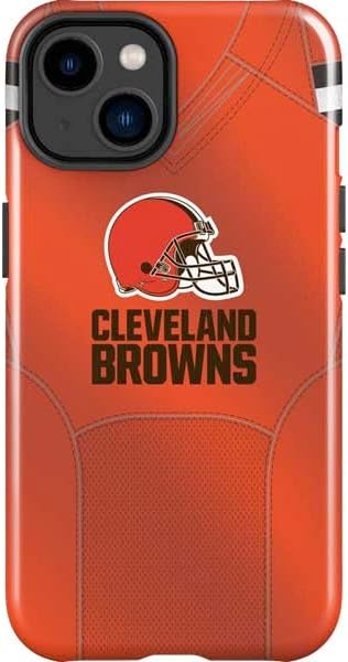 Skinit Impact Phone Case Compatible with iPhone 14 Plus - Officially Licensed NFL Cleveland Browns Distressed Design