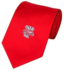 Wisconsin Solid Bucky Tie