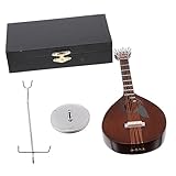 Cabilock De Guitarra Portuguesa Miniatura Estatua De Guitarra para Escritorio Adorno De para Sala De Estar De Instrumentos Musicales Creativos