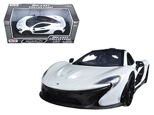Motor Max 1:24 W/B McLaren P1 Diecast Vehicle, White