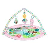 Stimule la motricité fine et le développement sensoriel du bébé ; tapis de jeu pour les bébés de 0 à 6 mois et plus ; un excellent cadeau pour une fête prénatale, un anniversaire, et bien plus