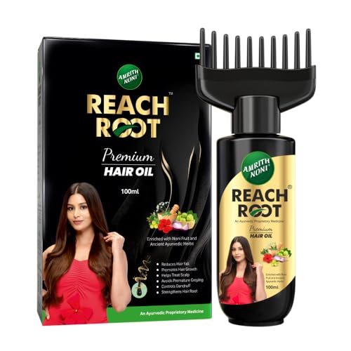 Image of Amrith Noni Reach Root Premium Hair Oil 100ml | (1)