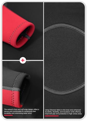 image for Hevto Kids Wetsuit for Boys Girls Child Youth Teen Size 12 Year Old 3/