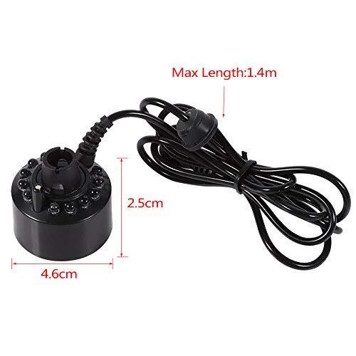 Weikeya LED Mist Maker, Fogger Waterfontein+5 ~ 45 ℃ Produceren Verstuiving Fantastische en Kleurrijke met Volledige Plastic - Image 7