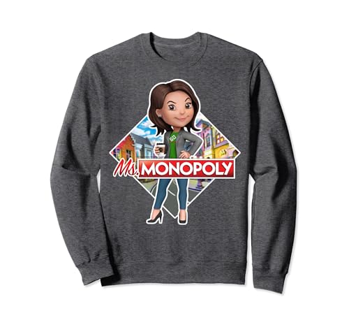 Monopoly Ms. Monopoly Board Game Logo Sweatshirt