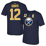 Buffalo Sabres Brian Gionta Reebok NHL Player T Shirt Men Blue S