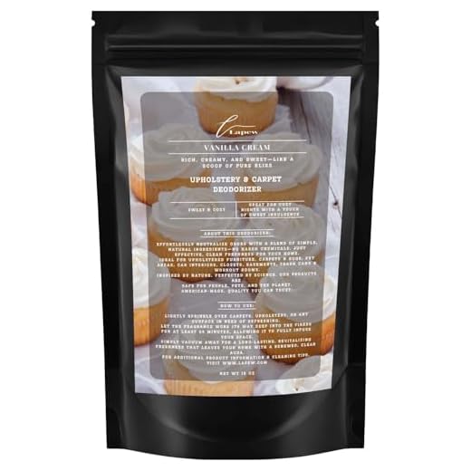 Vanilla Cream Carpet Freshener Powder