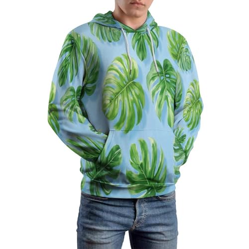 Pull Harajuku feuilles de monstera idéal pour vos sorties