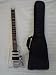 Ktone 6 String Clear Body Lucite Electric Guitar, Headless with Free Gig Bag - New