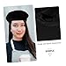 Ipetboom Chef Hat Unisex Breathable Cooking Hat for Professional Chefs Comfortable Fashionable Design for Kitchen Restaurant and Shop Use Black