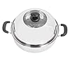 Multipurpose Stainless Steel Steam Pot with Lid for Steaming Seafood Fish Steamed Bun Versatile Kitchen Cooking Tool for Home Chefs Gourmet Dishes Family Meals #1