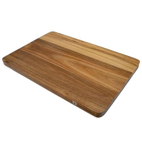 Swiss Diamond 60 x 40 cm Long Grain Acacia Chopping Board - Large, Heavy Duty, Wood Cutting Board