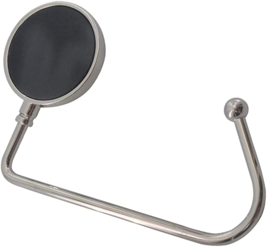 2pcs Alloy Bag Hooks for Table Handbag Hangers No-Slip Base Pouch Holders Backpack Hooks Accessories for Home