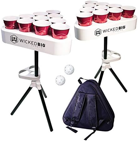 Versapong Portable Beer Pong Table/Tailgate Game with Backpack Carry Case and Balls