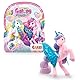 GALUPY Rainbow Unicorn - Einhorn Spielzeug zu Sammeln, Einhorn Figuren mit Glitzerflügeln & Swarovski Kristal - Pferde Spielzeug mädchen