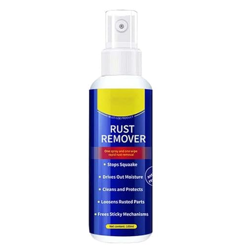 Anti-Rust Lubricant Spray & Rust Remover,Multi-Purpose Lubricant Rust Remover Spray with Protective Coating, Fast-Acting Formula & Easy Application, for Metal, Vehicles, Tools, Chains (1PC)