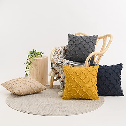 Housses de coussin jacquard 50x50 cm pour rénover votre canapé - 4