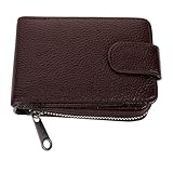 LALADEFIEE Kartenhalter Geldbörse aus Leder Kompakt und Leicht Multifunktionales Portemonnaie für...