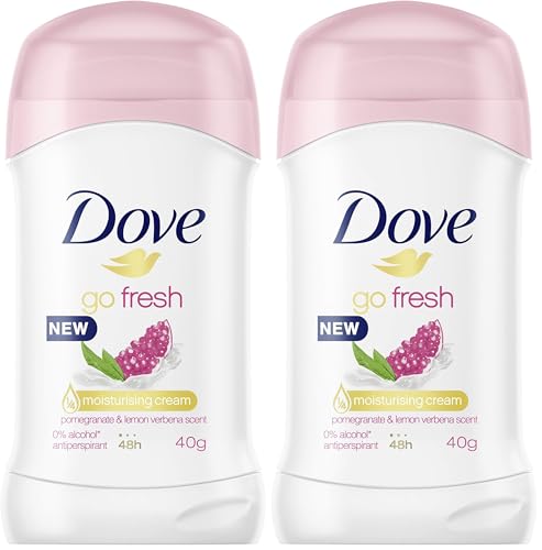 Dove Women Antiperspirant Stick Pomegranate, 40g (Pack of 2)