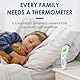 Berrcom Fieberthermometer Kontaktlos Stirnthermometer für Babys and Adults Infrarot Digitales Thermometer mit sofort Ablesung, 3 Farben Fieberalarm, °C/°F Schalter