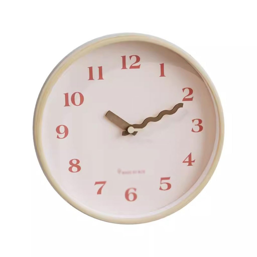 Horloge murale en bois sans tic-tac TUSUOD pour retrouver un sommeil paisible