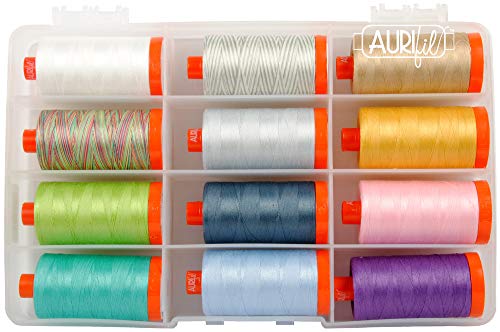 The Foundations 2 Kit Hilos Aurifil 12 Bobinas miniatura 2