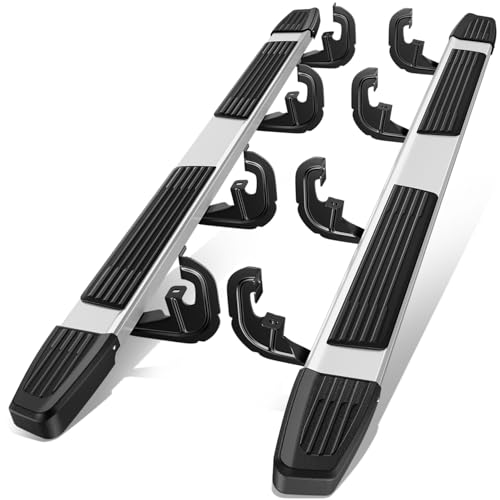 Estribos de aluminio para Silverado Sierra 2019-2025, color plata miniatura 1