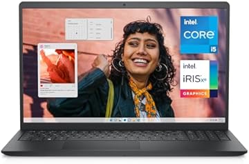 Inspiron 3530 Laptop - 15.6-inch FHD (1920 x 1080) Touchscreen Display, Intel Core i5-1335U, 16GB DDR4 RAM, 512GB SSD, Intel Iris Xe Graphics, Windows 11 Home - Carbon Black