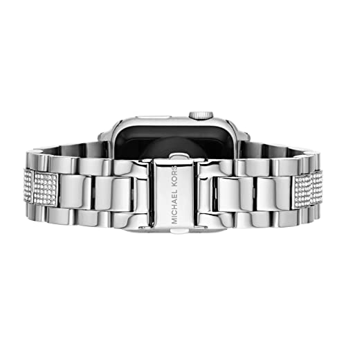 Image of Michael Kors Band for Apple Watch; Stainless Steel Smart Watch Bands for Women; Compatible with Apple Watch 38mm, 40mm, 41mm