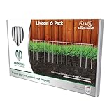 Dig Defence 6 Pack, 32”(L) x 10”(H) Original Animal Barrier Fence - Large No Dig Fence for Dogs and Rabbits, Durable Outdoor Dog Barrier for Yard & Patio